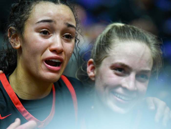 South Medford Clackamas 6A Oregon girls basketball final Taylor Balkom 77